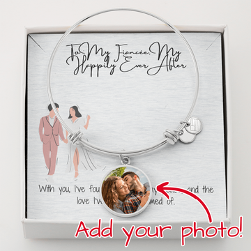 Happily Ever After Fiancée Luxury Circle Bangle