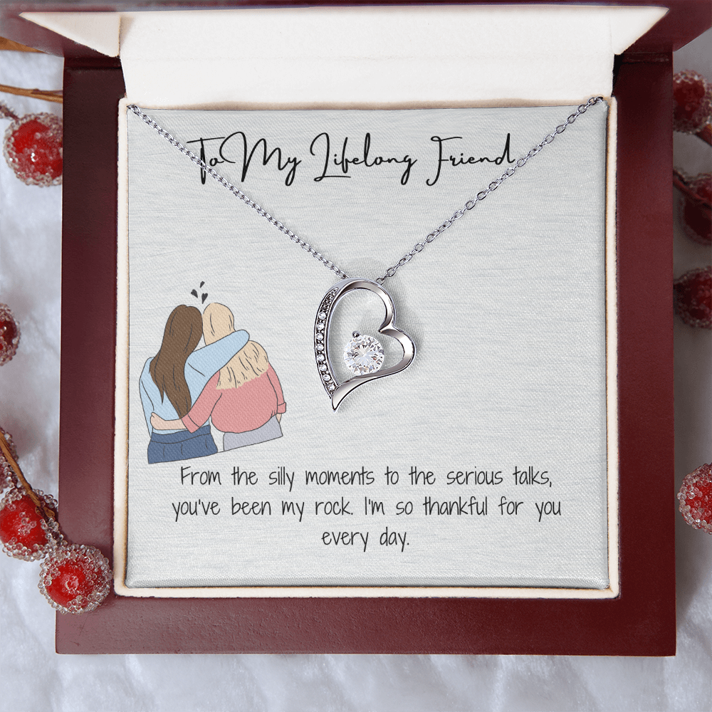 To my best friend Forever Love Necklace