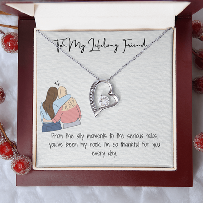 To my best friend Forever Love Necklace