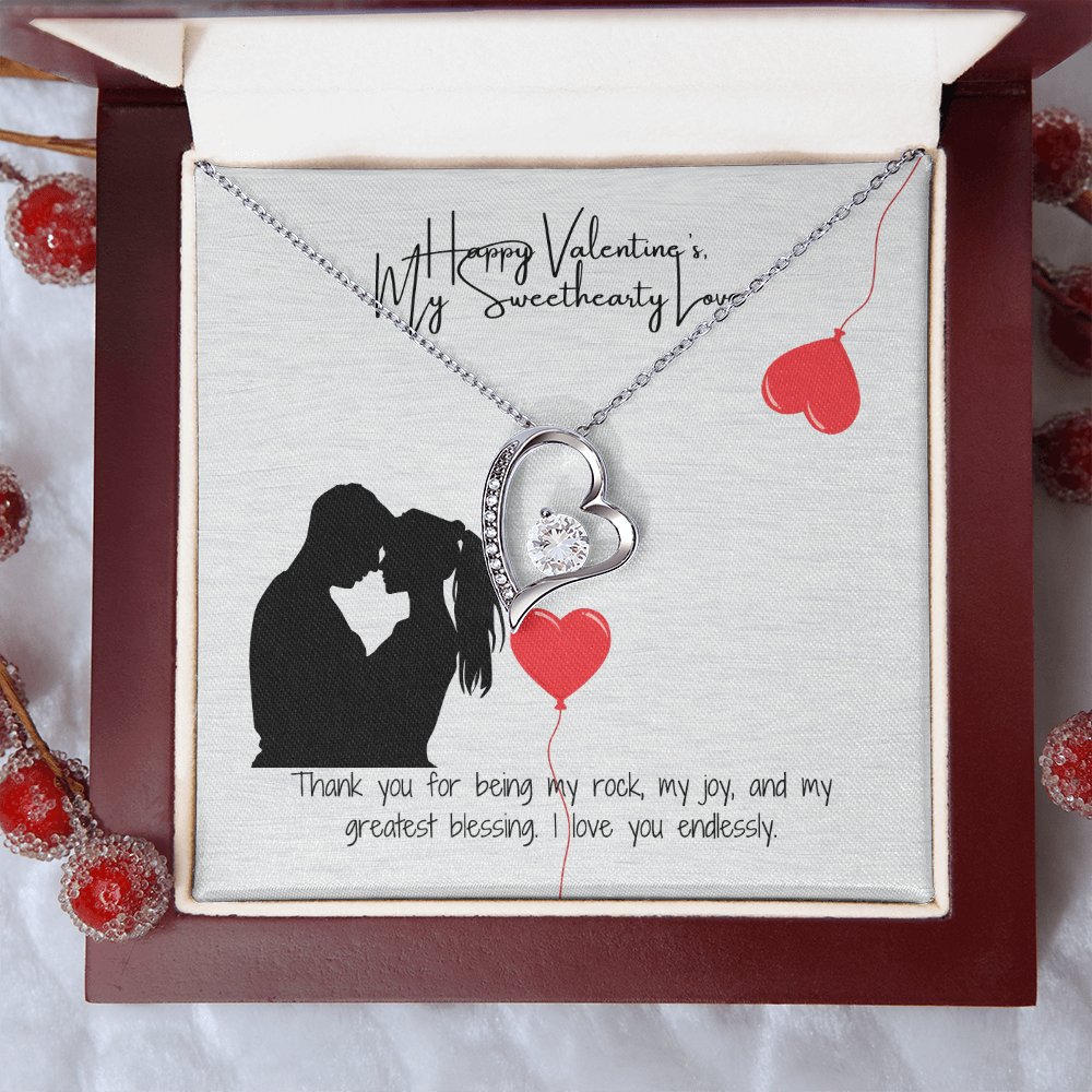 Because I Love You Valentine's Day Pendant Gift Set