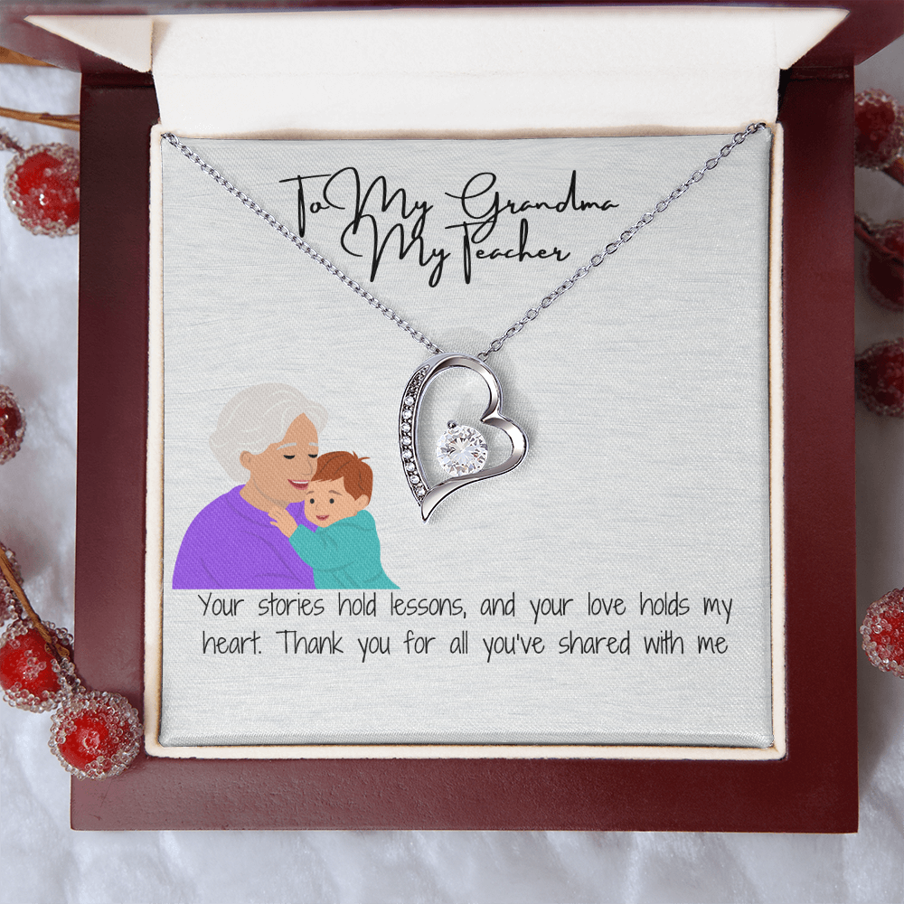 Timeless Love Necklace for Grandma
