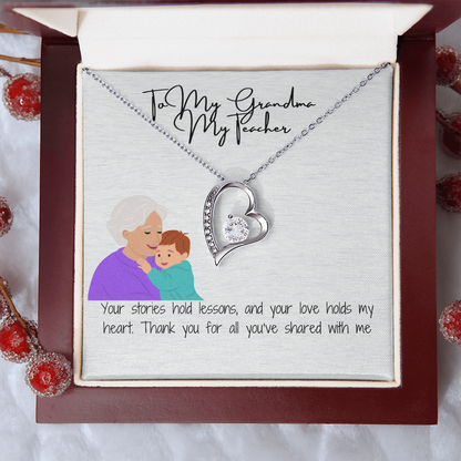 Timeless Love Necklace for Grandma