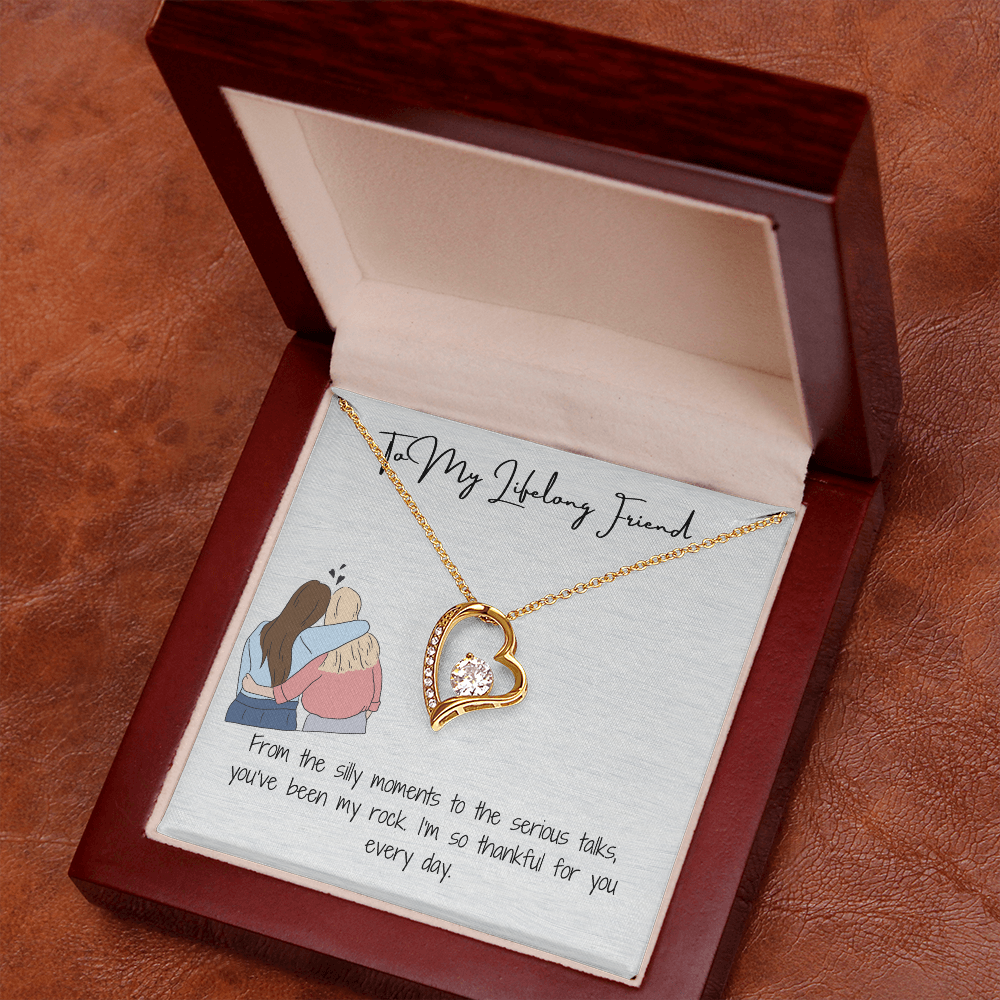 To my best friend Forever Love Necklace