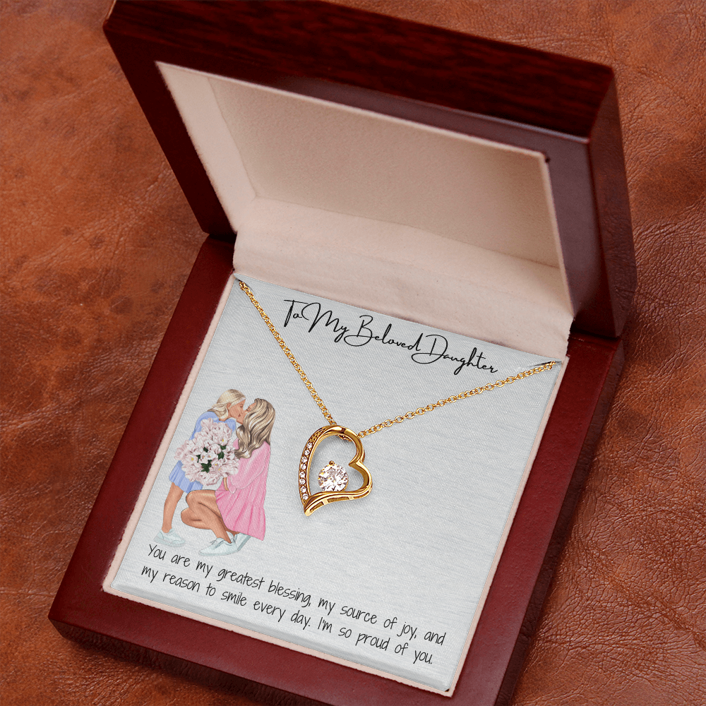 A Mother's Eternal Love  Forever Love Necklace for Daughter