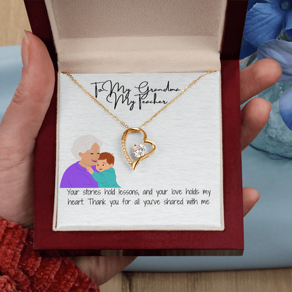 Timeless Love Necklace for Grandma