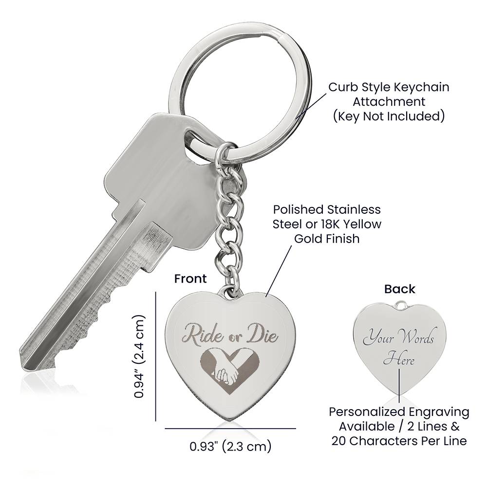Engraved Circle Keychain – Meaningful Gift Idea