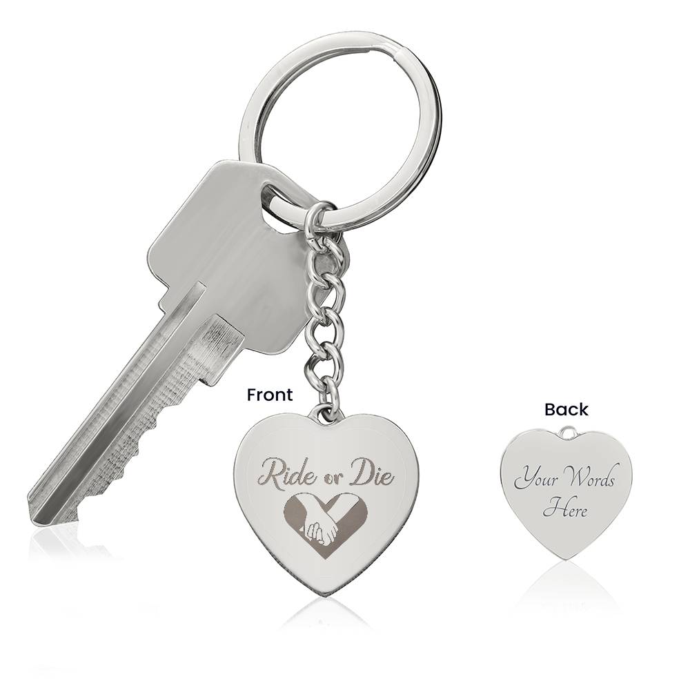 Engraved Circle Keychain – Meaningful Gift Idea