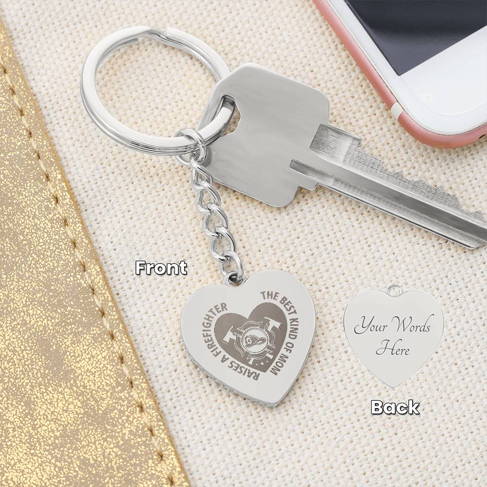 To My Mom – Custom Circle Keychain Gift