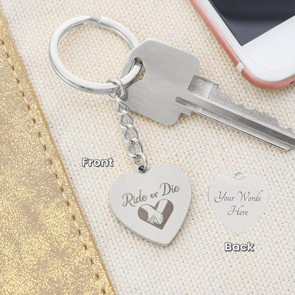 Engraved Circle Keychain – Meaningful Gift Idea