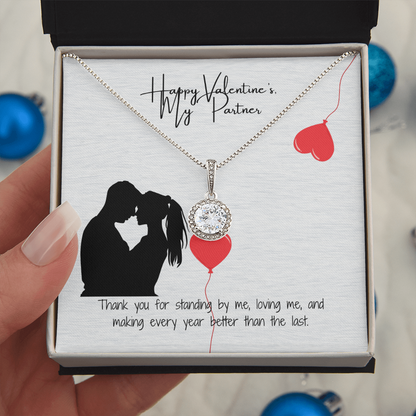 My Valentine Forever Gift Pendant with Love Card