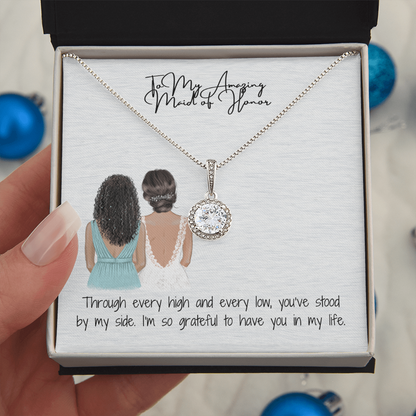 Amazing Maid Of Honor Hope Necklace
