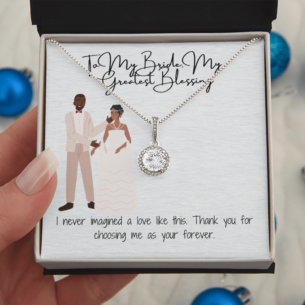 Forever bride necklace