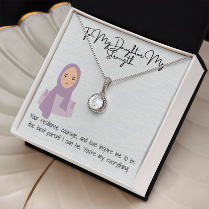 Guided by Faith, Inspired by Hope  Eternal Hope Necklace for My Hijabi Daughter