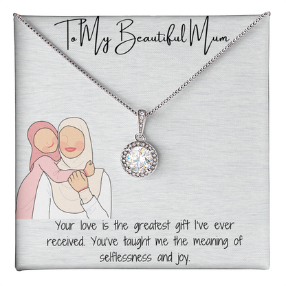 "Eternal Hope" Teardrop Necklace  A Symbol of Strength and Resilience