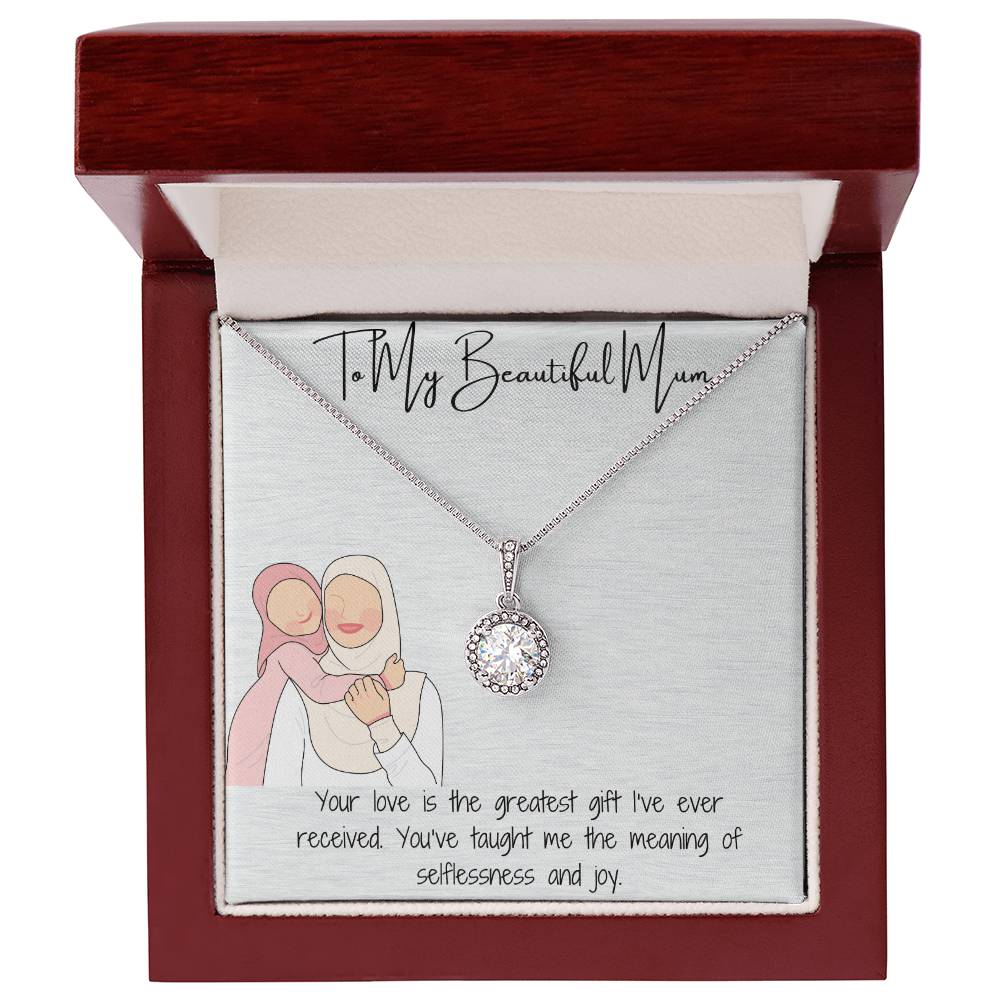 "Eternal Hope" Teardrop Necklace  A Symbol of Strength and Resilience