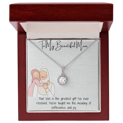 "Eternal Hope" Teardrop Necklace  A Symbol of Strength and Resilience