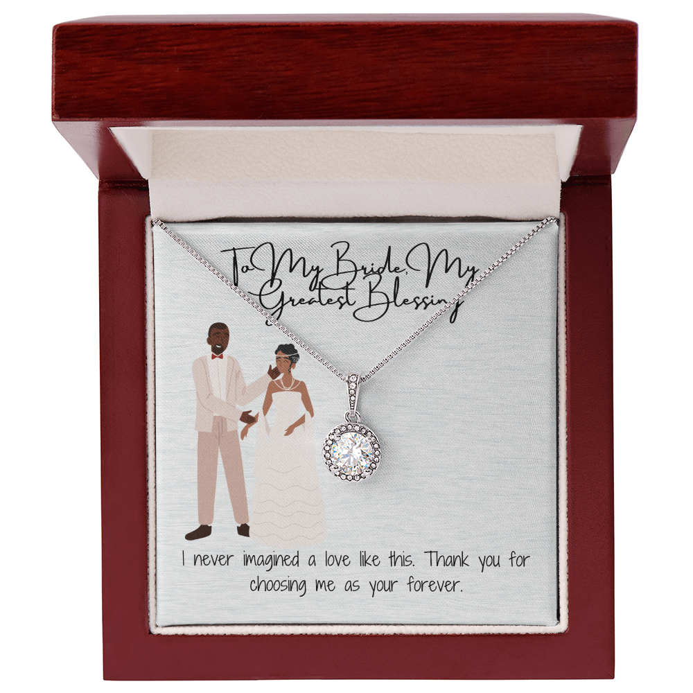 Forever bride necklace