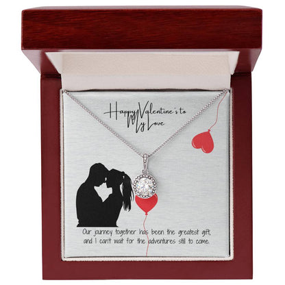 For the Love of My Life  Pendant & Valentine's Card