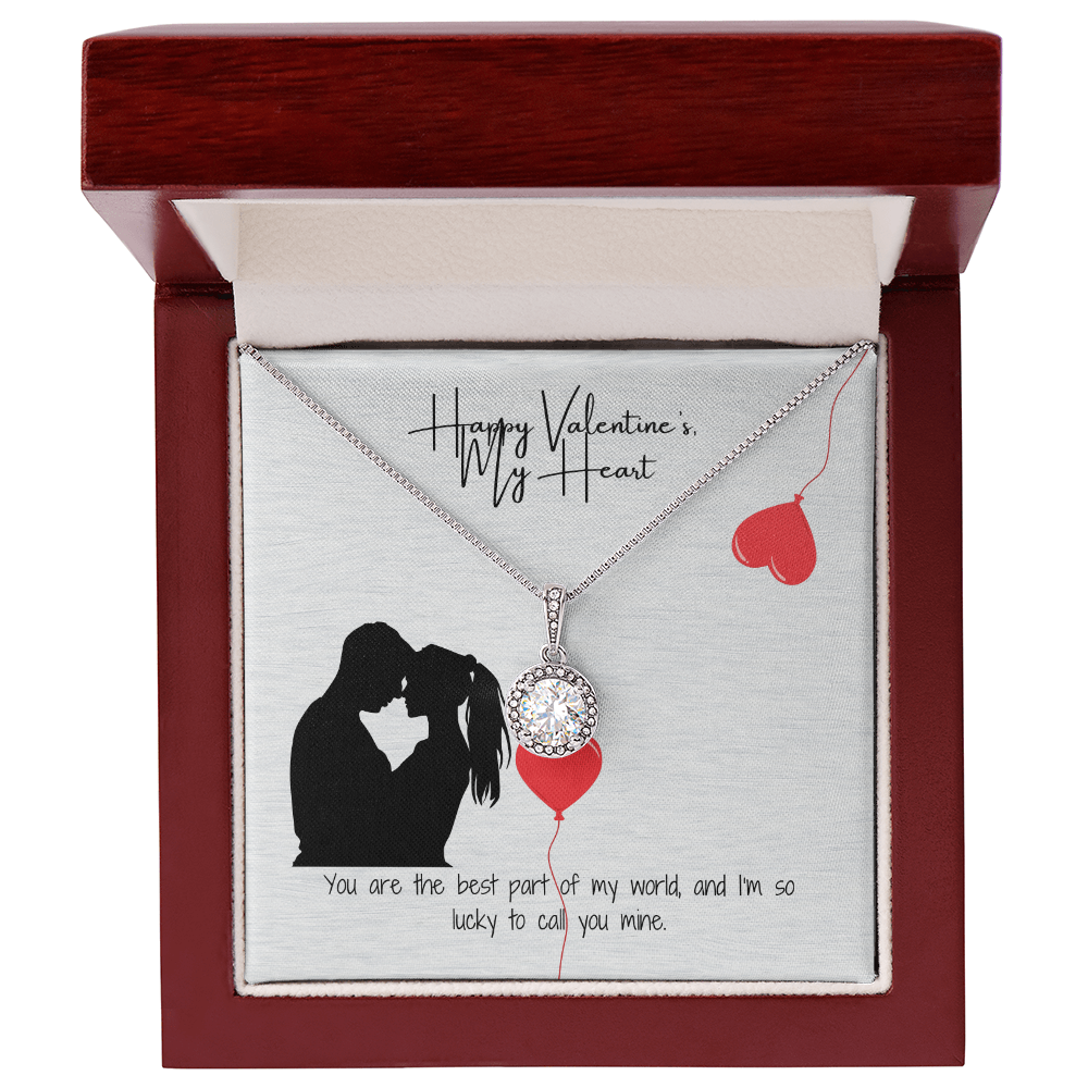 Love You Always  Valentine's Pendant with Message Card
