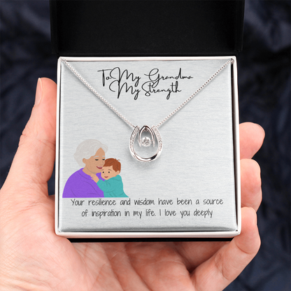 "Grandma's Good Fortune"  Lucky in Love Necklace