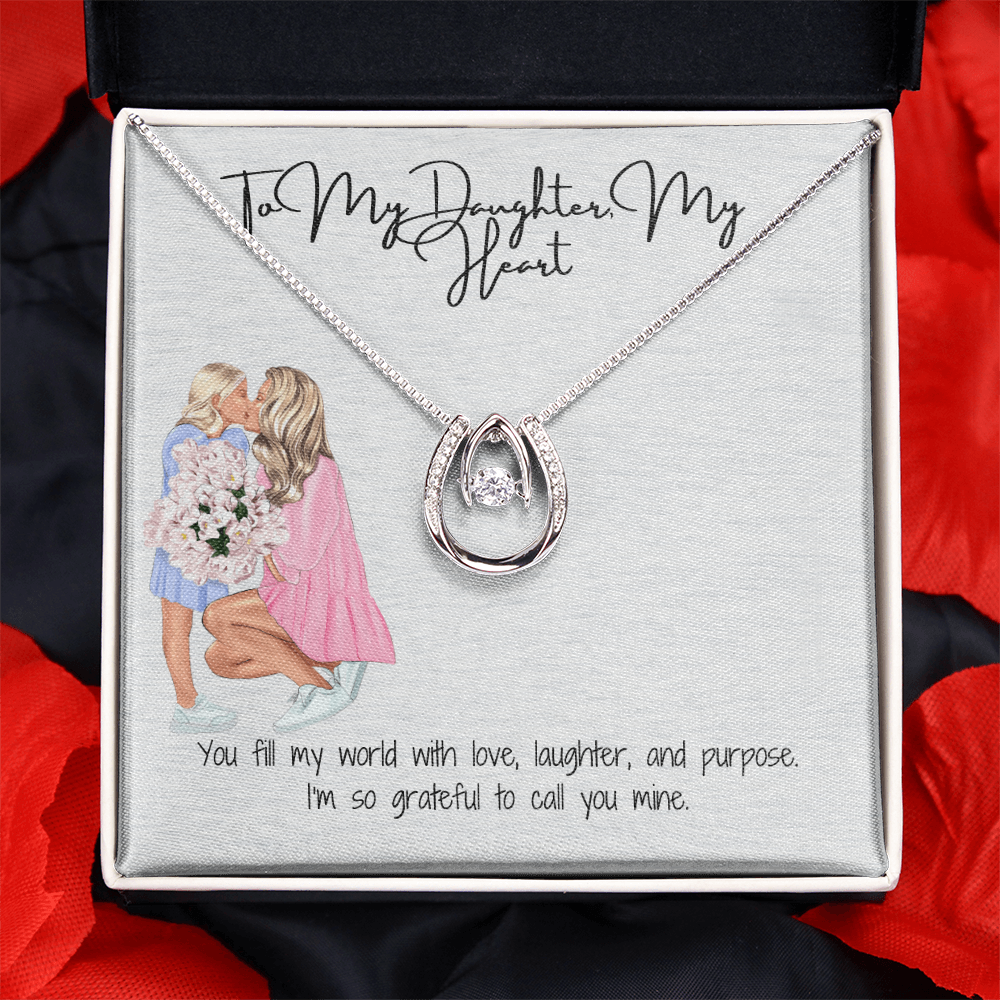 Luck, Love & Happiness  Lucky In Love Necklace for Daughter