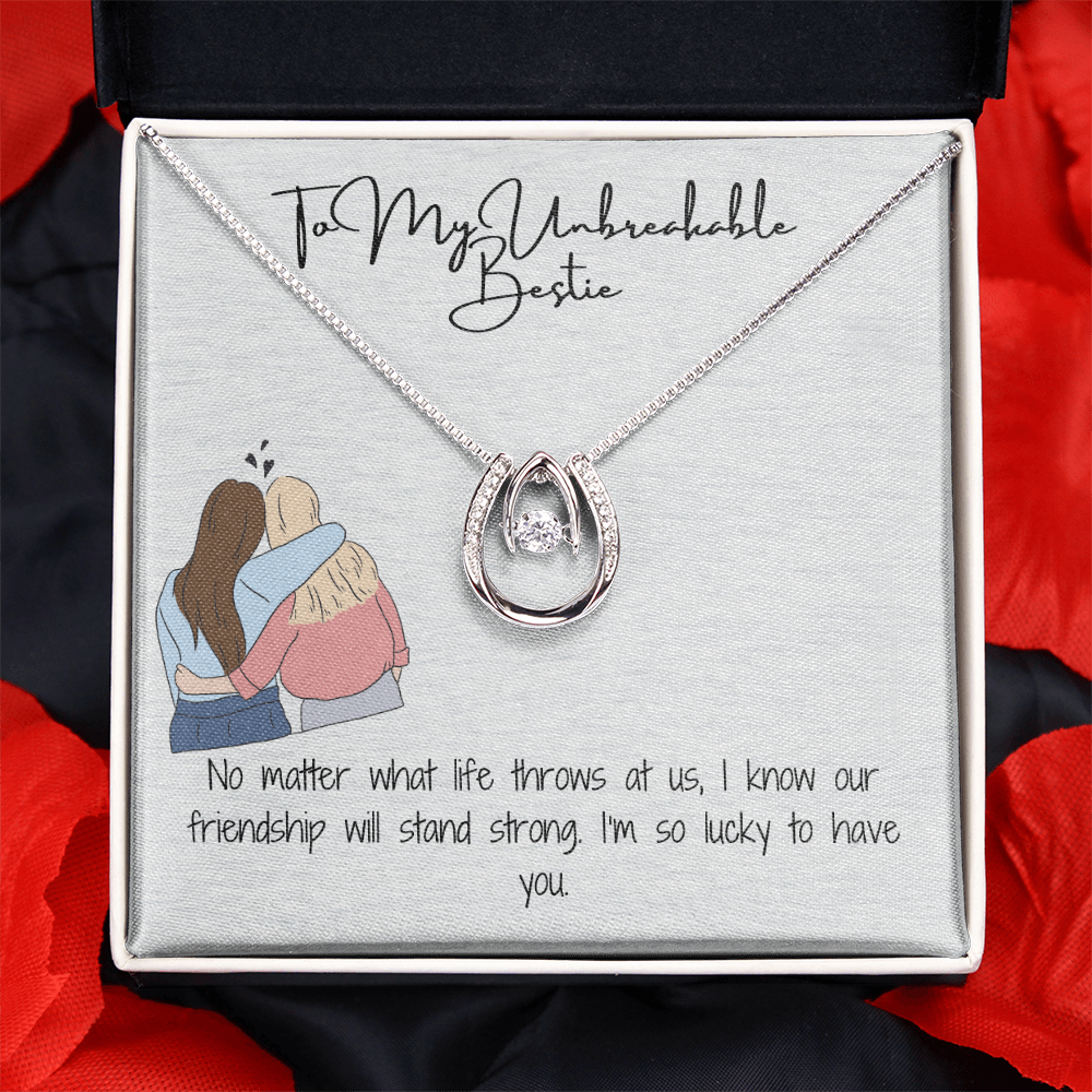 To my bestie Lucky In Love Necklace
