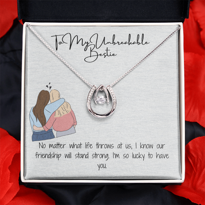 To my bestie Lucky In Love Necklace