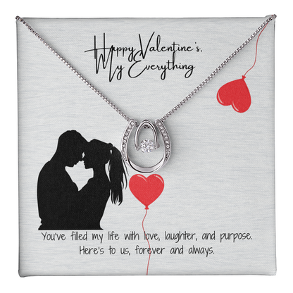 My Heart is Yours Pendant & Valentine Card Gift Set