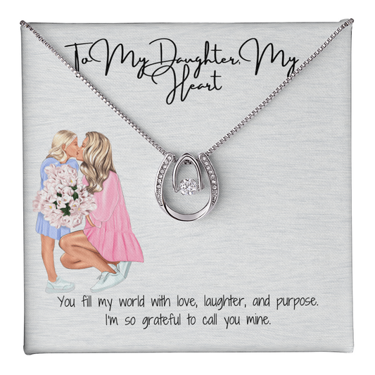 Luck, Love & Happiness  Lucky In Love Necklace for Daughter