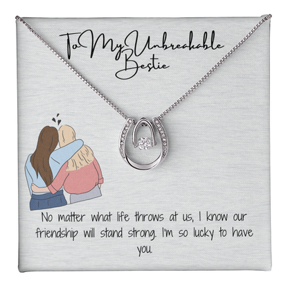 To my bestie Lucky In Love Necklace