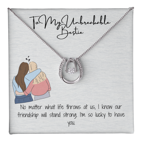 To my bestie Lucky In Love Necklace