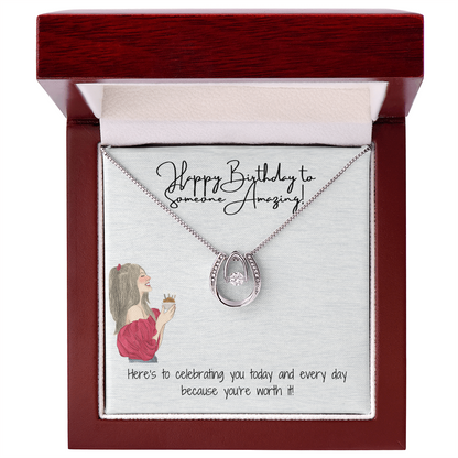 Radiant Birthday Girl Charm