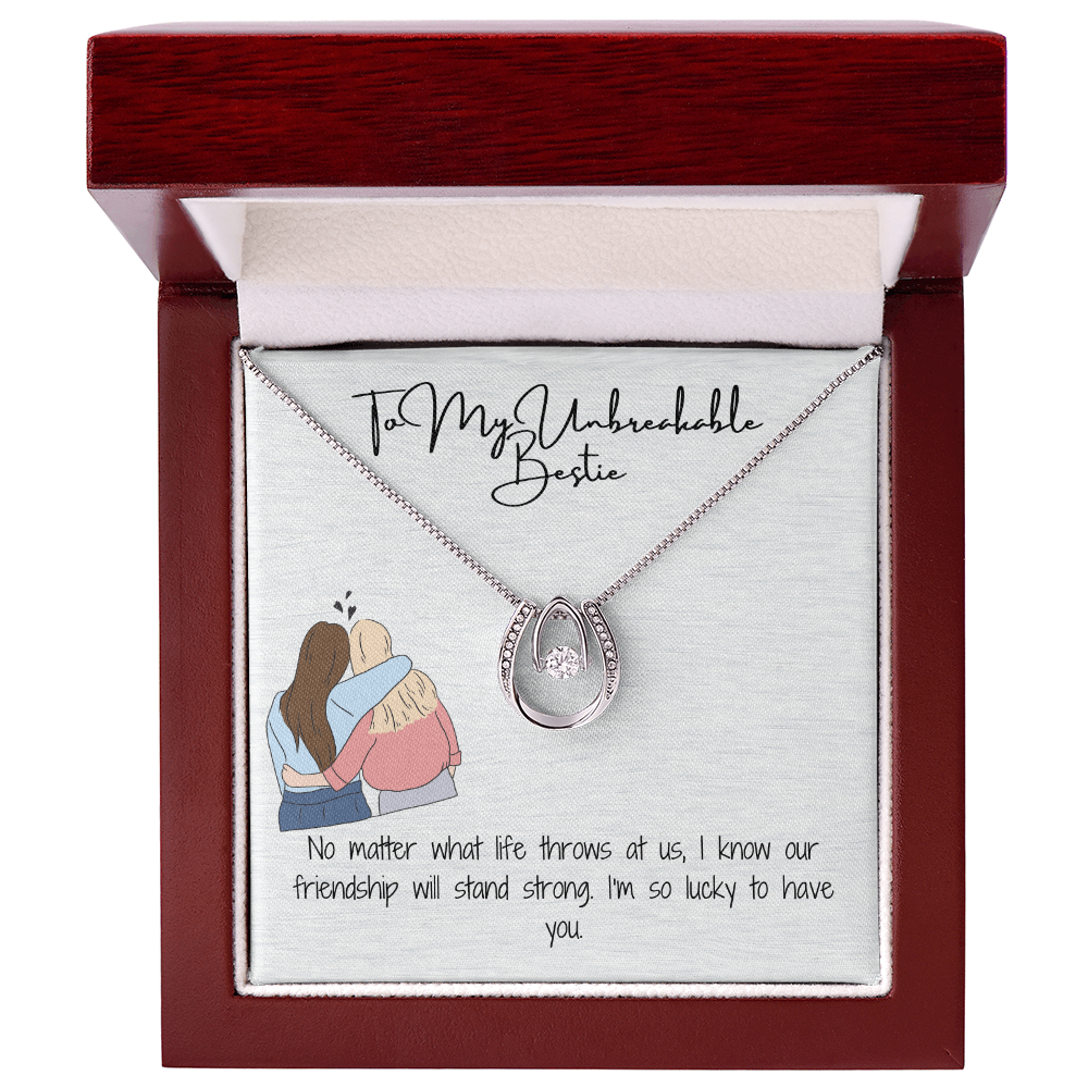 To my bestie Lucky In Love Necklace