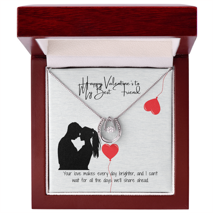 Heartfelt Valentine  Pendant & Card Gift Set