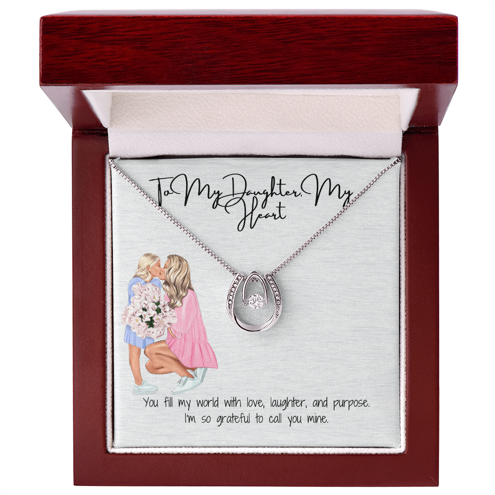 Luck, Love & Happiness  Lucky In Love Necklace for Daughter