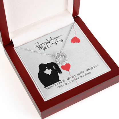 My Heart is Yours Pendant & Valentine Card Gift Set