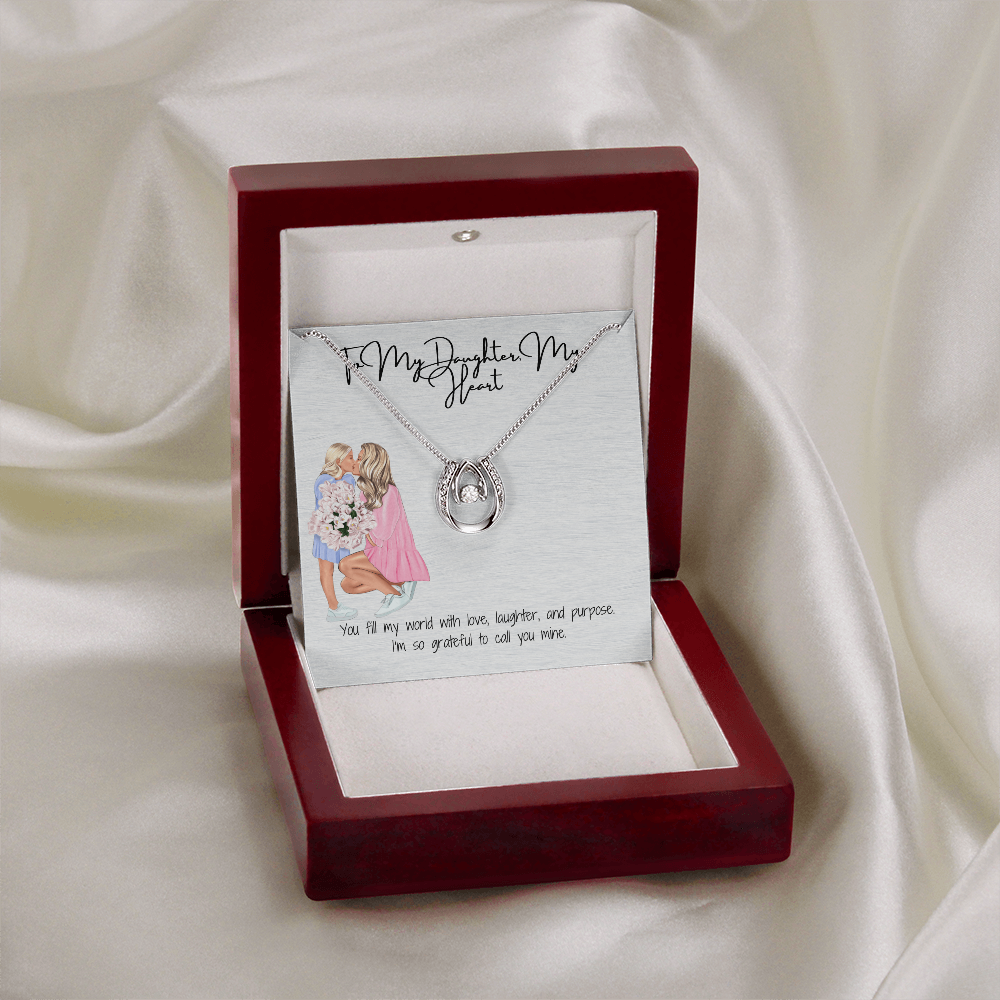 Luck, Love & Happiness  Lucky In Love Necklace for Daughter
