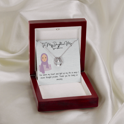 A Blessing of Love & Faith  Lucky In Love Necklace for My Hijabi Daughter