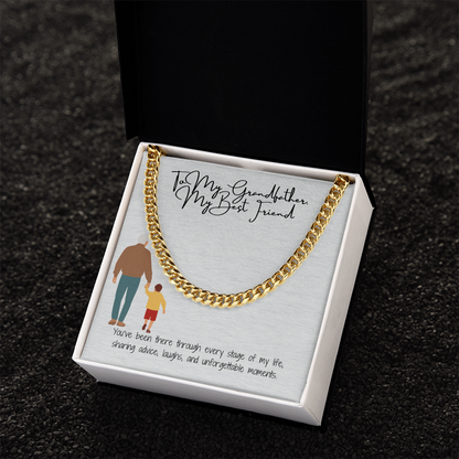 Cuban Link Chain "Strength & Legacy: To My Grandfather"