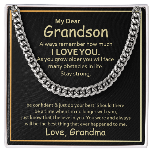 Cuban Chain for Grandson – Strength & Style