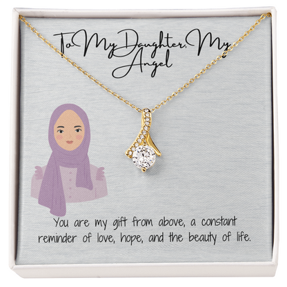 A Reflection of Her Inner & Outer Beauty  Alluring Beauty Necklace for My Hijabi Daughter