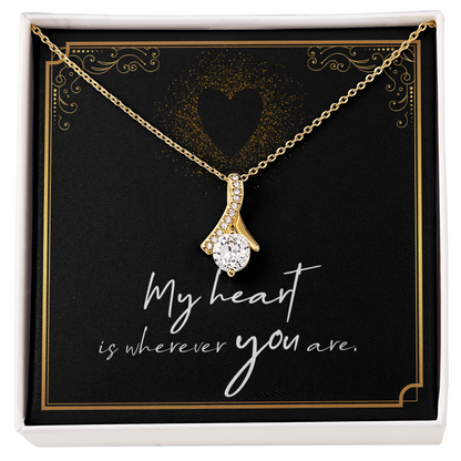 Alluring Beauty Necklace (Yellow & White Gold )