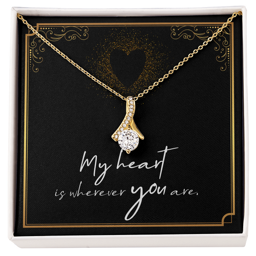 Alluring Beauty Necklace (Yellow & White Gold )