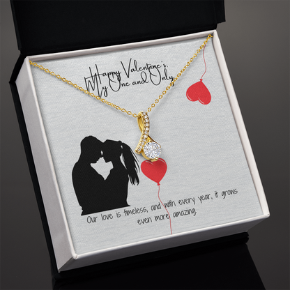 Cherished Love  Valentine Pendant and Gift Card Combo