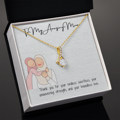 To My Lovely Mom  Alluring Beauty Necklace