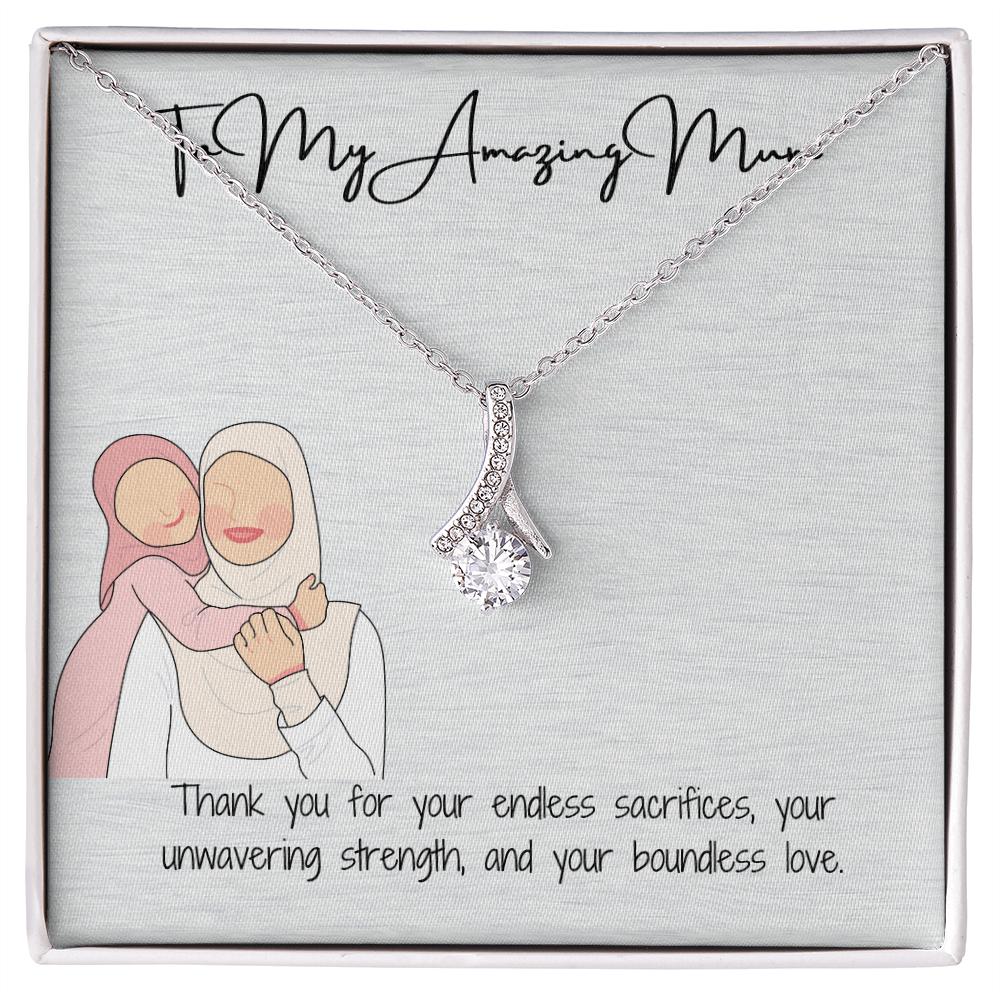 To My Lovely Mom  Alluring Beauty Necklace