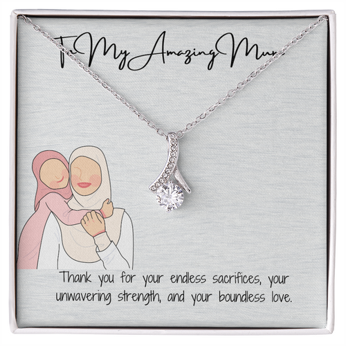 To My Lovely Mom  Alluring Beauty Necklace