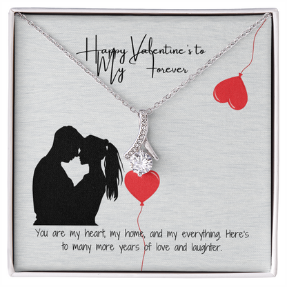 Unforgettable Valentine  Pendant with Gift Card