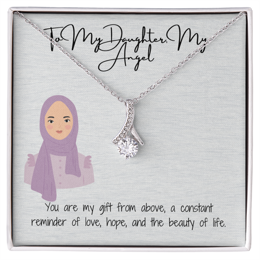 A Reflection of Her Inner & Outer Beauty  Alluring Beauty Necklace for My Hijabi Daughter
