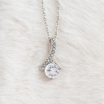 Alluring Beauty Necklace (Yellow & White Gold )